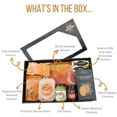 Smoked Salmon Gift Box Hamper Smoked Salmon Gift Box Hamper